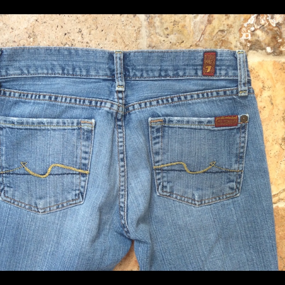 7 For All Mankind Bootcut Jeans - Size 25 - Picture 6 of 14